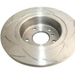 Load image into Gallery viewer, DBA 95-02 Land Rover Range Rover 4x4 Survival T2 Slotted Rear Brake Rotor - Back View