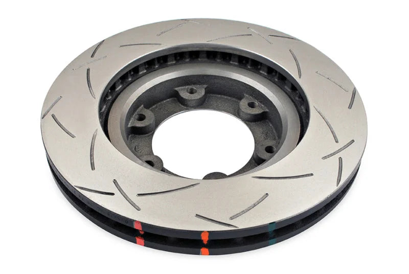 DBA 96-97 Lexus LX 450 / 8/92+ Toyota Landcruiser 80 Series Front Slotted 4000 Series Rotor - Side View