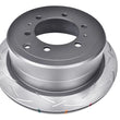 Load image into Gallery viewer, DBA 96-97 Lexus LX 450 / 8/92+ Toyota Landcruiser 80 Series Rear Slotted 4000 Series Rotor - Main Product View
