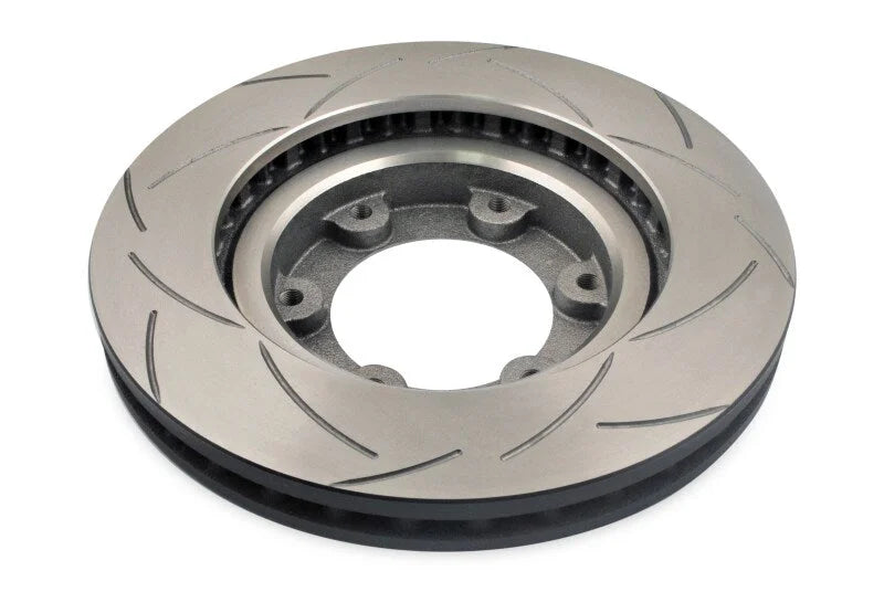 DBA 96-97 Lexus LX450 / 8/92+ Toyota Landcruiser 80 Series Front Slotted Street Series Rotor - Back View