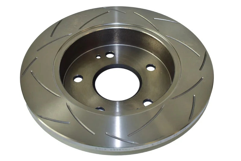 DBA 97-01 Honda Prelude 5-Lug Rear Slotted Street Series Rotor - Back View