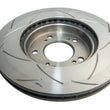Load image into Gallery viewer, DBA 97-01 Integra Type R Front Slotted Street Series Rotor - Back View