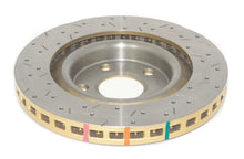 Load image into Gallery viewer, DBA 97-04 Corvette C5/C6 Front Drilled &amp; Slotted 4000 Series Rotor - Back View