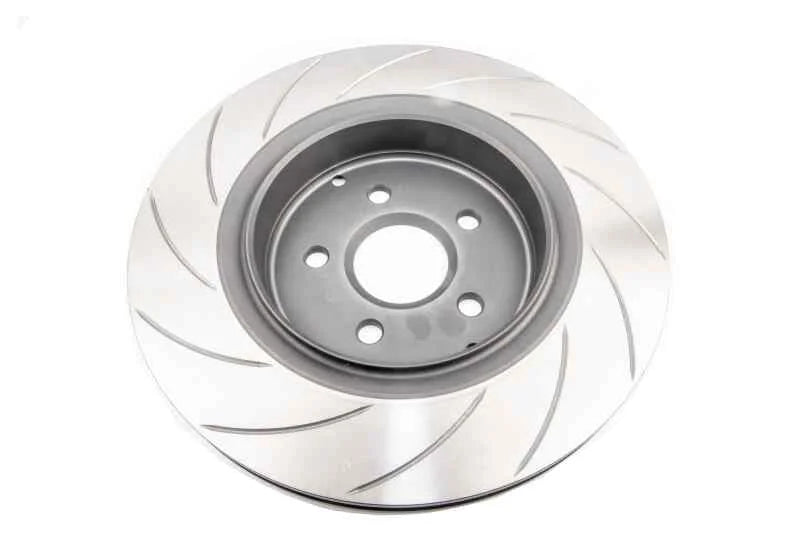 DBA 97-04 Corvette C5/C6 Front Slotted 4000 Series Rotor - Side View