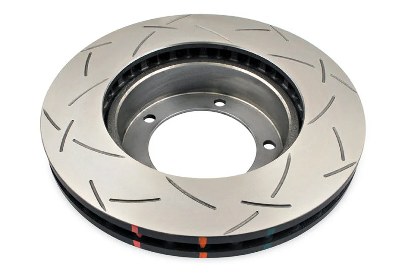 DBA 98-05 Lexus LX 470 / 98+ Toyota Landcruiser 100 Series Front Slotted 4000 Series Rotor - Side View