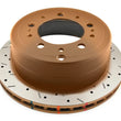 Load image into Gallery viewer, DBA 98-05 Lexus LX 470 / 98+ Toyota Landcruiser 100 Series Rear Drilled &amp; Slotted 4000 Series Rotor - Main Product View