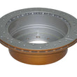 Load image into Gallery viewer, DBA 98-05 Lexus LX470/98+ Toyota Landcruiser 100 Series Front Drilled &amp; Slotted Street Series Rotor - Back View