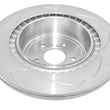 Load image into Gallery viewer, DBA 98-06 WRX Upgrade to STi Calipers w/ Standard 170mm Handbrake Rear Slotted Street Series Rotor - Side View