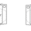 Load image into Gallery viewer, DBA 98-07 Lexus LX470 Front Street Series Brake Pads - Installation View