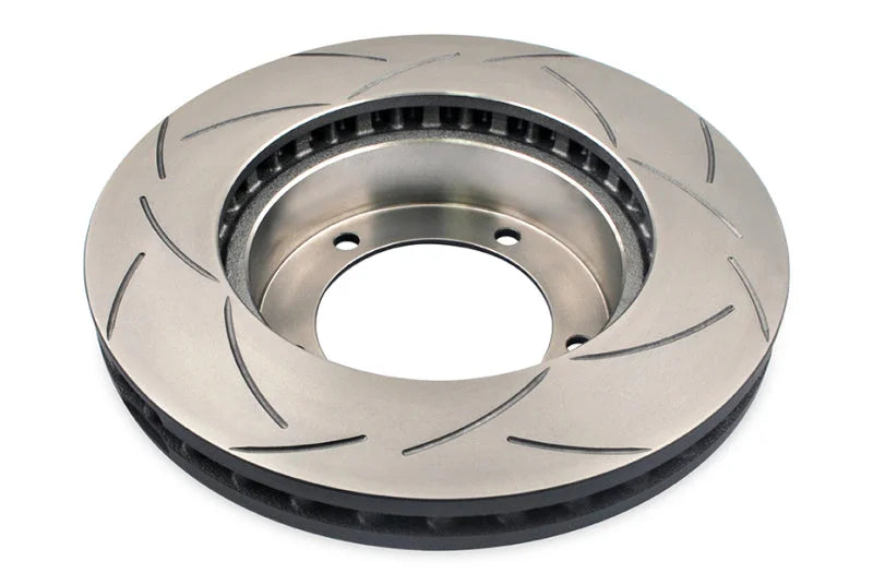 DBA 98-07 Lexus LX470 Front Street Series Slotted Brake Rotor - Back View