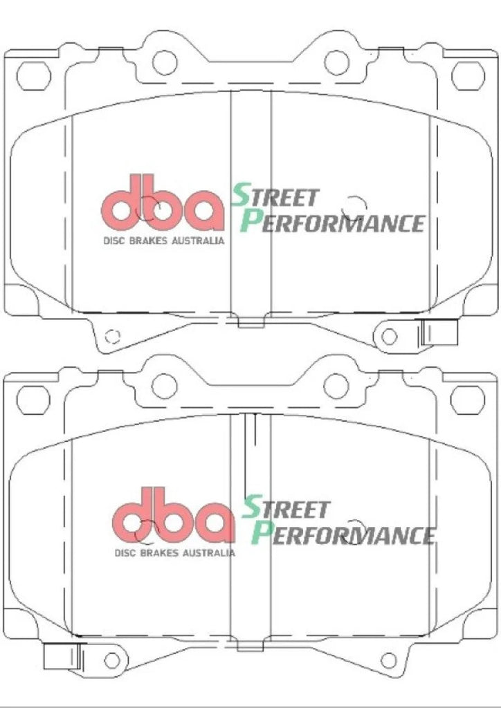 DBA 98-07 Lexus LX470 SP Performance Front Brake Pads - Additional View 9