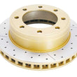 Load image into Gallery viewer, DBA 99-04 Ford F-250 Super Duty (w/Rear Rotor) 4WD Front Street Drilled &amp; Slotted Rotor - Main Product View