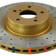 Load image into Gallery viewer, DBA 99-04 Land Rover Range Rover Rear 4000 Series Drilled &amp; Slotted Rotor - Main Product View