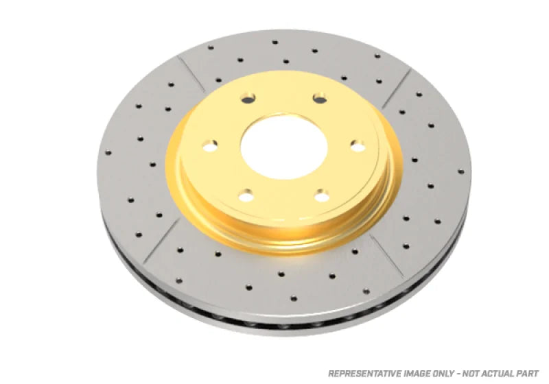 DBA 99-05 Suzuki Grand Vitara Front Street Series Drilled & Slotted Rotor - Main Product View