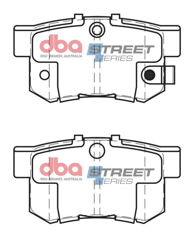 DBA 99-09 Honda S2000 Rear Street Series Brake Pad Set - Additional View 5