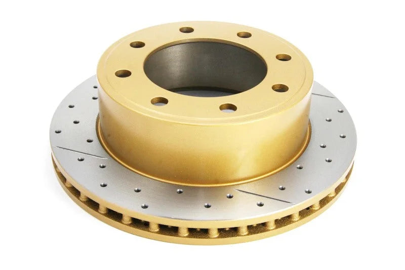 DBA 99-21 Ford F53 Front Street Series Drilled & Slotted Rotor - Side View