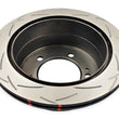 Load image into Gallery viewer, DBA 99+ Toyota 70 Landcruiser Rear Slotted 4000 Series Rotor - Back View