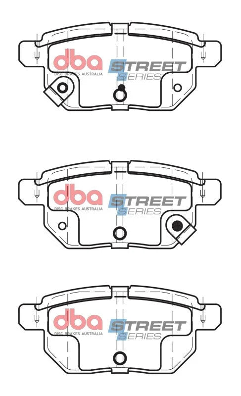 DBA B Type/E Type Street Series Rear Brake Pads fits 2011 2014-2017 Lexus CT200H / 2009 Pontiac Vibe AWD / 2011 Scion TC /...