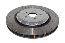 Load image into Gallery viewer, DBA Front 5000 Series Cross Drilled Rotor w/Silver Hat fits Lexus GS / 2016-2020 Lexus GS F / 2016-2020 Lexus GS350 / 2015...