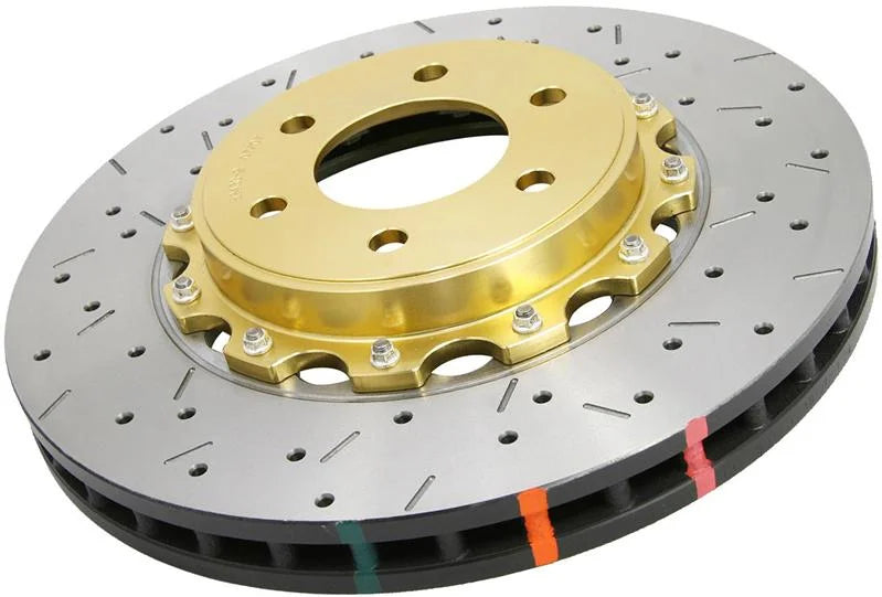 DBA Front Drilled & Slotted 5000 Series 2 Piece Rotors fits 2009-2013 Infiniti FX50 / 2009-2012 Infiniti G37 Sport / IPL /...