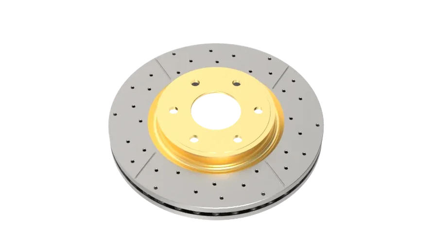DBA 98-05 Lexus LX470/98+ Toyota Landcruiser 100 Series Front Drilled & Slotted Street Series Rotor - Additional View 7