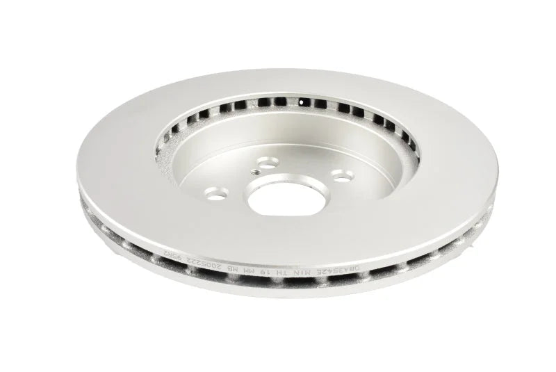 DBA Front En-Shield Street Series Rotor fits 2020-2022 Toyota Corolla HATCHBACK / 2020-2021 Toyota Prius Prime LE - Side View
