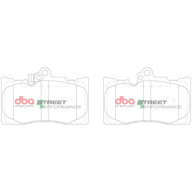 DBA Front Performance Brake Pads (Excl F fits 2016 Lexus GS200T / 2018 Lexus GS300 / 2007-2011 Lexus GS350 / 2006 Lexus GS...