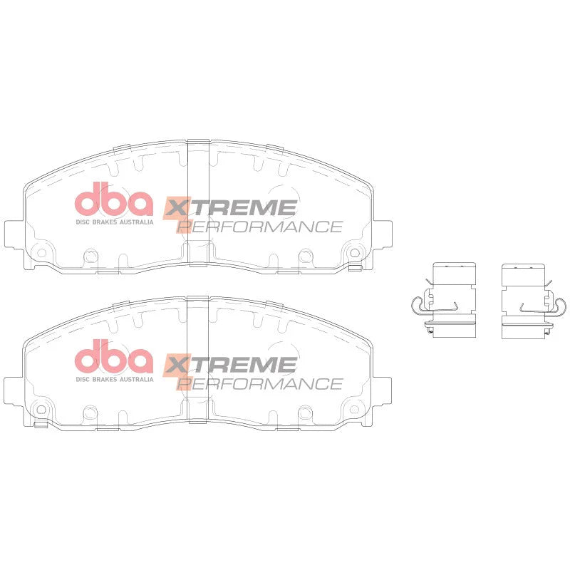 DBA Front Performance Brake Pads fits 2018-2020 Chrysler Pacifica / 2018-2021 Chrysler Pacifica Hybrid / 2013 2016 Chrysle...