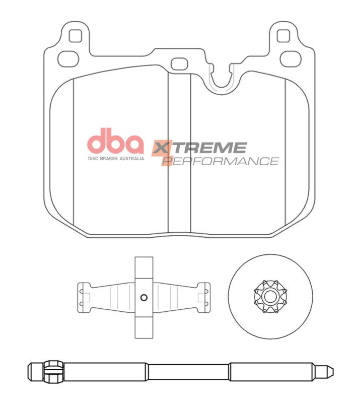 DBA Front Performance Brake Pads (w/M Brakes) fits BMW 228I / 2017-2021 BMW 230I / 2018 2021 BMW 230I Xdrive / 2017 BMW 32...