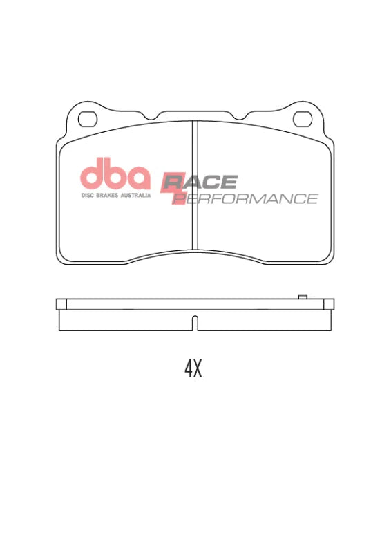 DBA Front RP Performance Brake Pads fits 2017-2021 Honda Civic Type R - Additional View 5