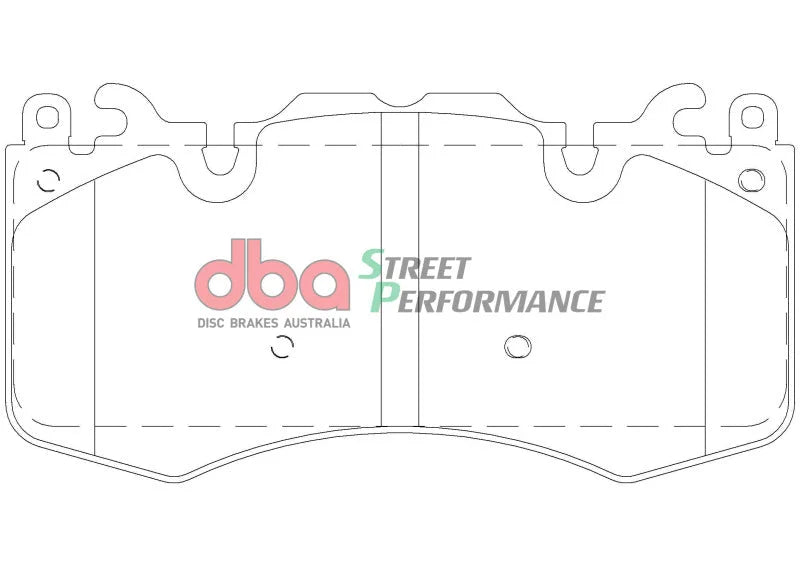 DBA Front SP Performance Brake Pads (w/380mm Front Rotor) fits Land Rover Defender / 2021 Land Rover Defender 110 / 2010 2...