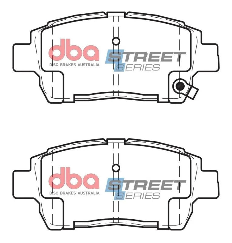 DBA Front Street Series Brake Pads (Excl EV) fits 2012 2015 Scion iQ / 2004-2006 Scion xA / 2004-2006 Scion xB / 2000 Toyo...