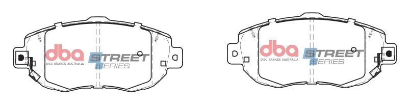 DBA Front Street Series Brake Pads fits 1993-2005 Lexus GS300 / 1998-2000 Lexus GS400 / 2001-2005 Lexus GS430 / 2001-2005 ...