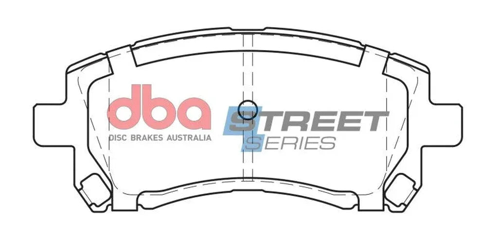 DBA Front Street Series Brake Pads fits 1998-2002 Subaru Forester / 1998-2003 Subaru Impreza / 1997-2002 Subaru Legacy / 2...