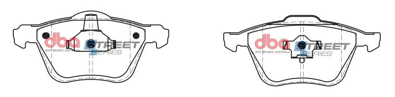 DBA Front Street Series Brake Pads fits 2003-2010 Volvo S60 / XC90 (w/316mm Front Rotor) - Additional View 8