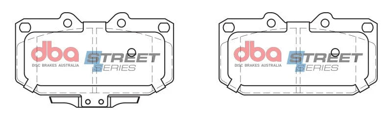 DBA Front Street Series Brake Pads fits 2006-2007 Subaru Impreza 2.5I / WRX STI LIMITED - Installation View