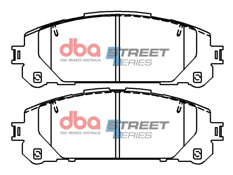 DBA Front Street Series Brake Pads fits 2020-2022 Toyota Highlander / 2022 Toyota Highlander Hybrid Bronze Edition / 2021-...