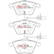 Load image into Gallery viewer, DBA Front XP Performance Brake Pads fits 2008-2015 Audi TTS / TT Quattro / TT Quattro Premium Plus - Installation View