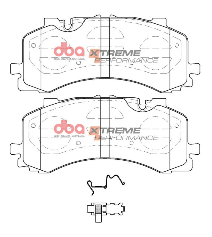 DBA Front XP Performance Brake Pads (w/400mm Front Rotor) fits 2019-2021 Audi A8 Quattro - Additional View 5