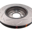 Load image into Gallery viewer, DBA Hatchback Front 4000 Series Slotted Rotor (14mm Lugs Base/Excl JCW Brakes) fits 2007-2010 Mini Cooper - Side View