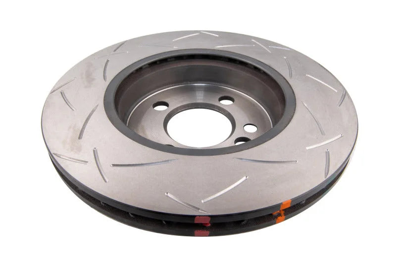 DBA Hatchback Front 4000 Series Slotted Rotor (14mm Lugs Base/Excl JCW Brakes) fits 2007-2010 Mini Cooper - Side View