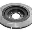 Load image into Gallery viewer, DBA Mazda RX-7 Upgrade R Front Slotted 4000 Series Slotted Rotor - Back View