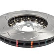 Load image into Gallery viewer, DBA Mk8 5000 Series T3 Slotted 2 Piece Front Rotor fits 2022+ Volkswagen Golf R - Side View