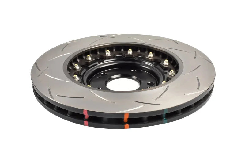 DBA N/Kona N Front 5000 Series Slotted Rotor w/Black Hat fits 2022-2023 Hyundai Elantra - Side View