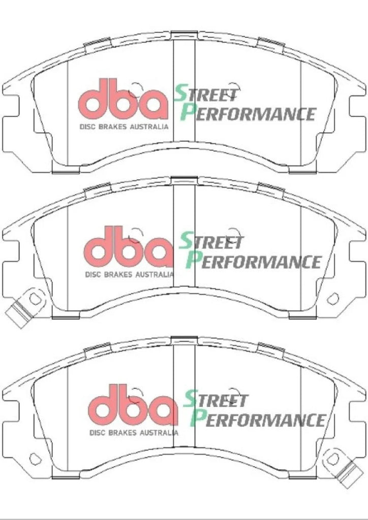 DBA Performance Front Brake Pads fits 1991-1996 Dodge Stealth / 1998 1999 Mitsubishi 3000GT / 1998-2004 Mitsubishi Diamant...