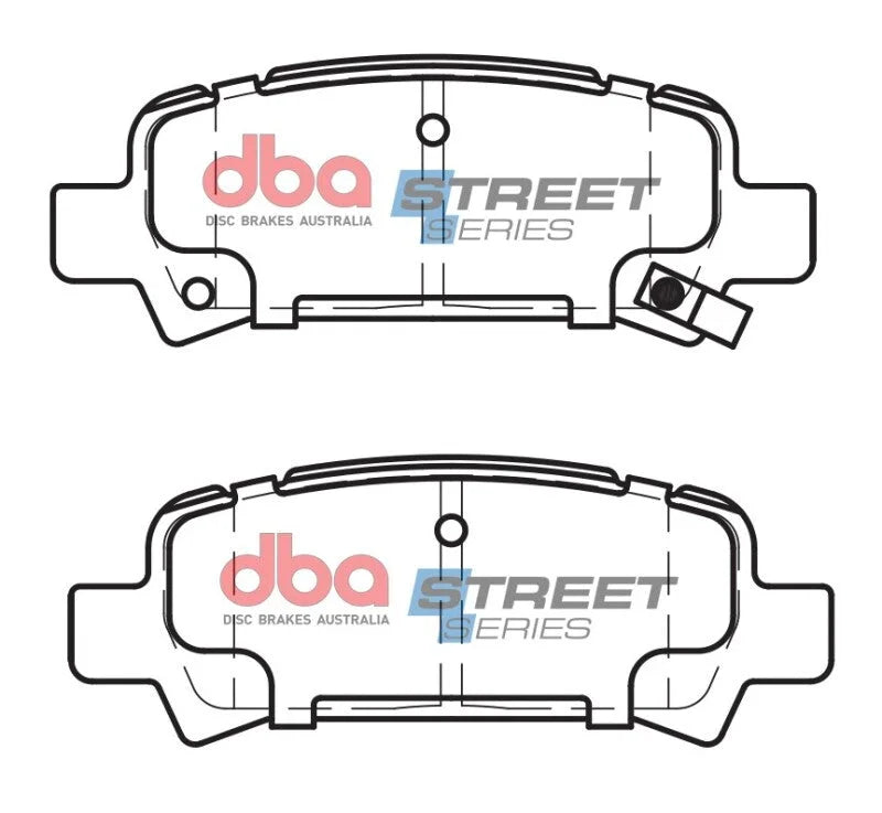 DBA RS Street Series Rear Brake Pads fits 1999-2003 Subaru Impreza RS / 2003-2006 Subaru Baja / 1998-2003 Subaru Forester ...