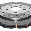 Load image into Gallery viewer, DBA Rear 5000 Series Drilled Wavy Rotor w/Silver Hat (w/Scalloped edge Iron Discs) fits 2013-2016 Audi RS5 / 2015 Audi RS5...