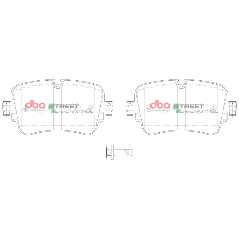 DBA Rear Performance Brake Pads fits 2018 2020 2021 Audi Q7 e-tron Sportback - Check Fitment Details - Additional View 5