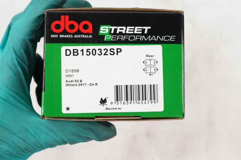 DBA Rear SP Performance Brake Pads fits 2020 Audi A4 / 2018 Audi A4 Quattro / 2018 Audi A5 Sportback / 2020 Audi A6 Quattr...