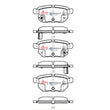 Load image into Gallery viewer, DBA Rear SSEV Street Series Brake Pads fits 2009-2010 Pontiac Vibe BASE 2.4L AWD / 2008-2014 Scion TC / Xb / 2010-2017 Toy...